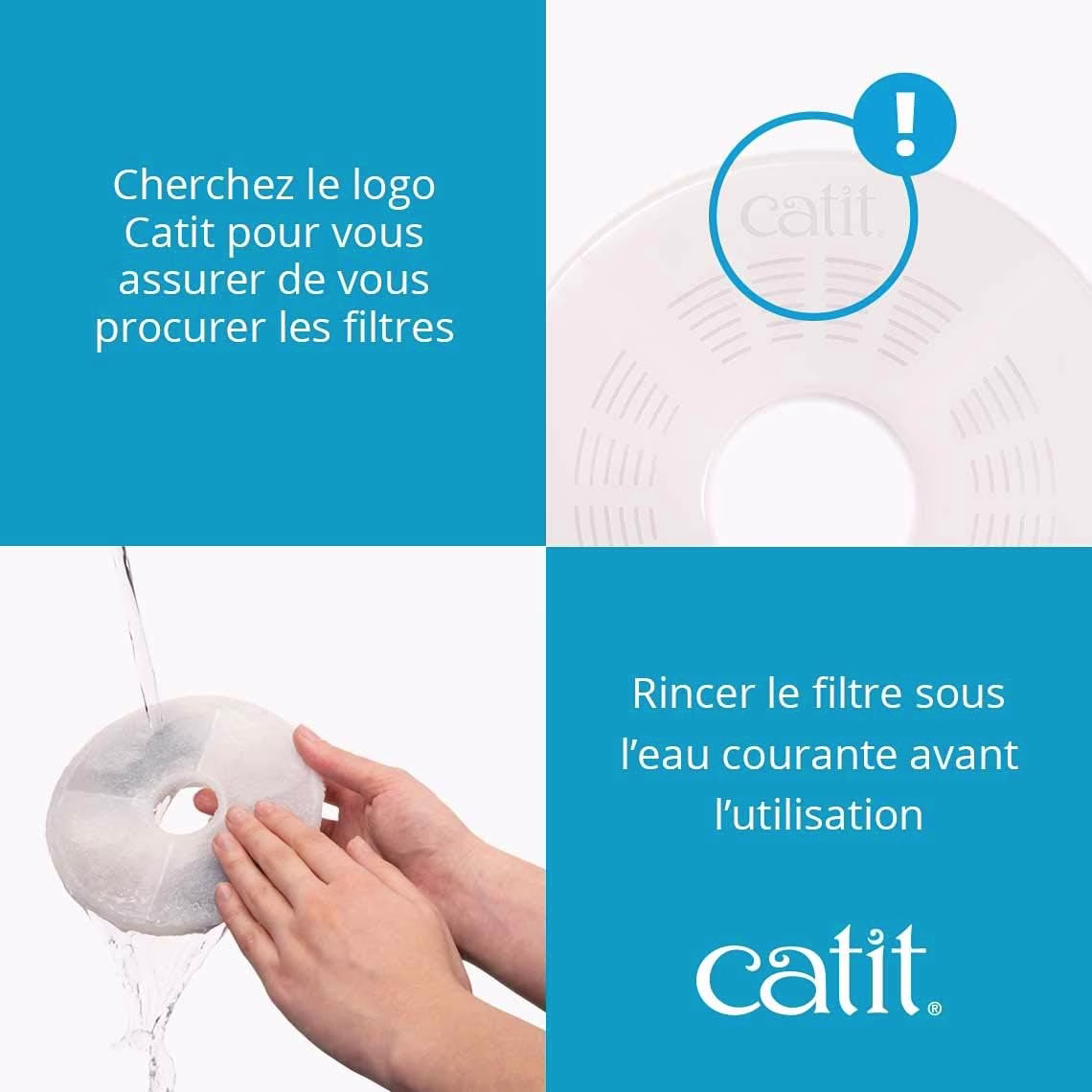 Fontaine à eau chat design Cat It Flower led