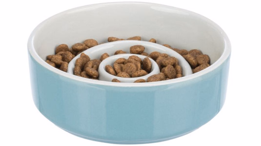 Gamelle en céramique anti glouton pour chat