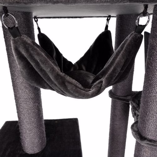 Arbre à chat solide : XXL, pour chat adulte, hamac, 163 cm Amadeus
