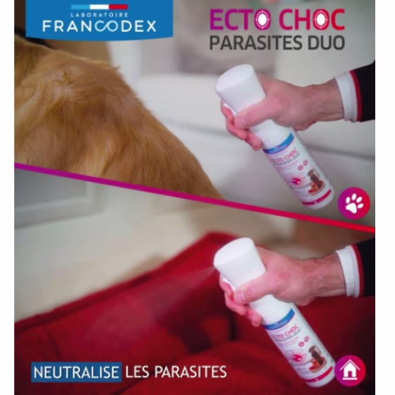 Spray antiparasitaire Environnement Ectochoc