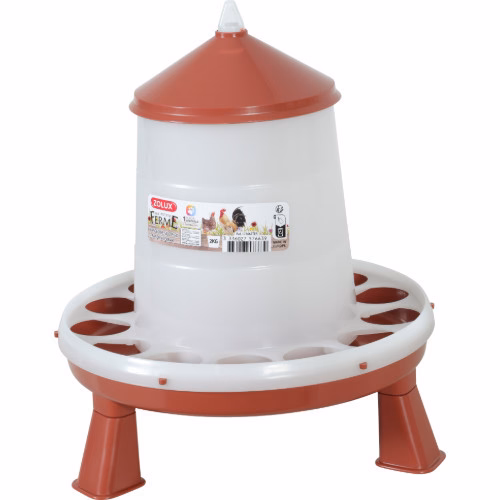 Mangeoire Silo sur pieds pour Poule