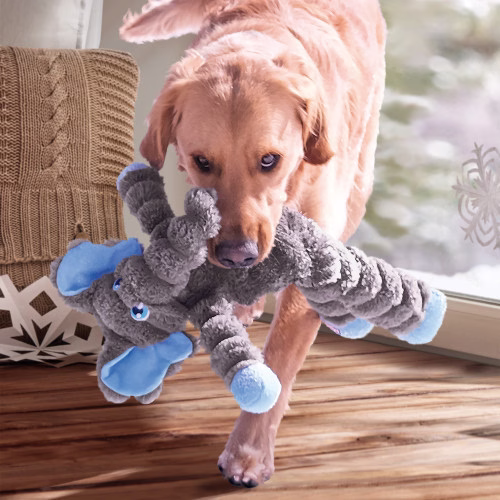 Peluche KONG shakers crumples éléphant XL