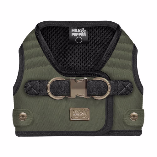 Harnais veste safari HARISSON kaki pour chien