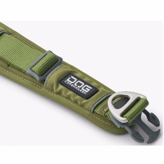 Collier large urban explorer VERT pour chien