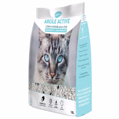 Perlinette Litière Minérale Argile Active
