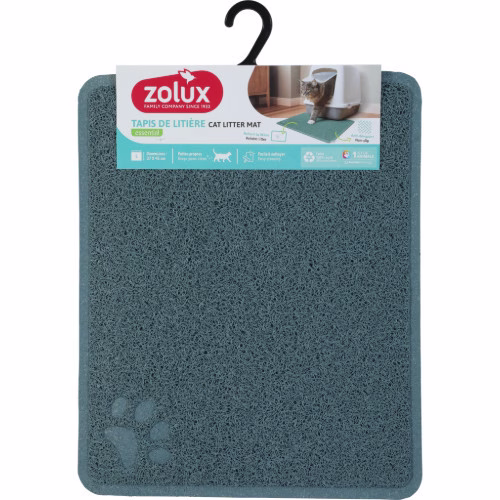 Tapis antidérapant pour bac à litière pour chat