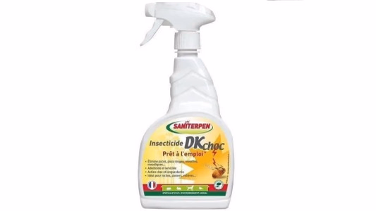 Comment utiliser Saniterpen insecticide Dk choc ?