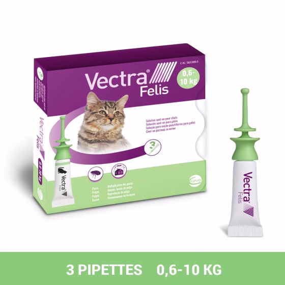 Vectra Felis chat : Pipette anti puce