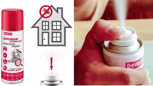 Mode d'emploi : Fumigène anti puce maison