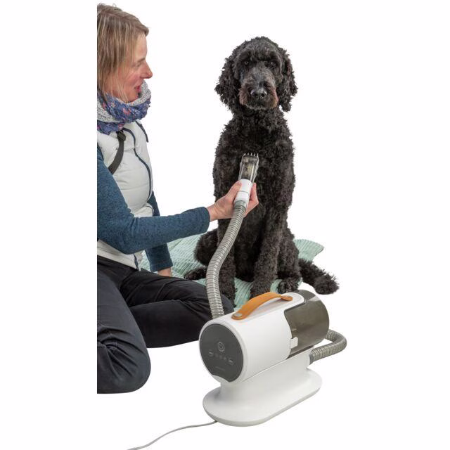 Brosse aspirateur chien : tondeuse