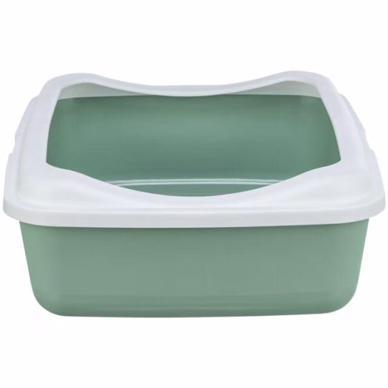 Bac à litière Classic sauge et blanc