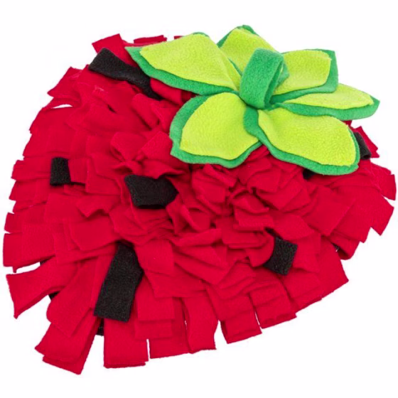 Tapis de fouille lapin forme fraise