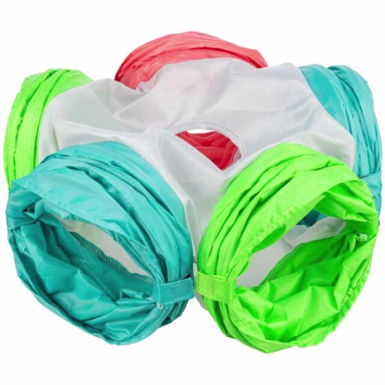 Tunnel de jeu nylon 6 sorties