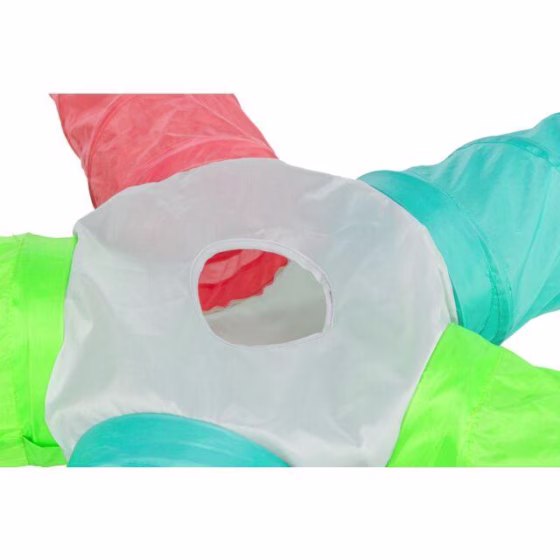 Tunnel de jeu nylon 6 sorties