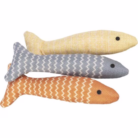 Jouet Poisson pour chat avec catnip