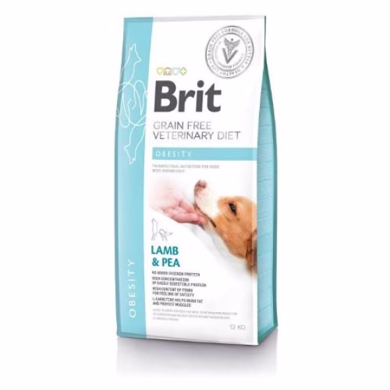 Croquettes Brit vétérinaire obesity pour chien - 12KG