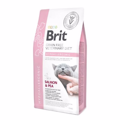 Croquettes Brit vétérinaire hypoallergenique pour chat