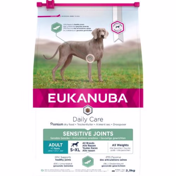 Croquettes chien Eukanuba articulation sensible