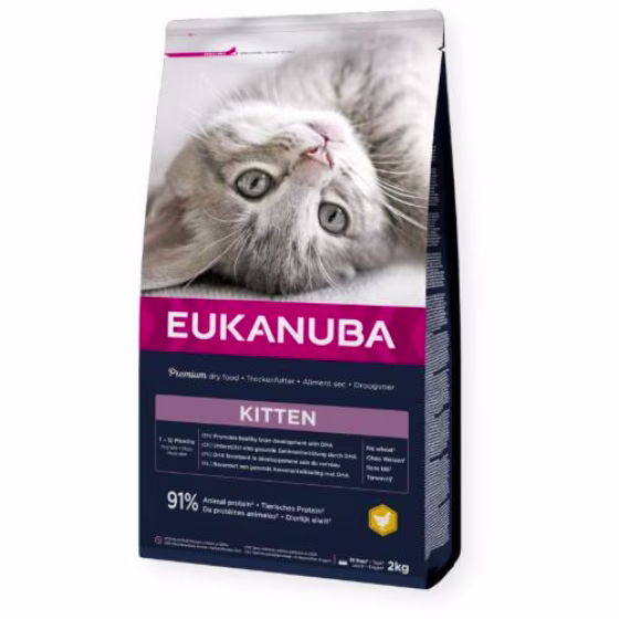 Croquettes chaton Eukanuba au poulet