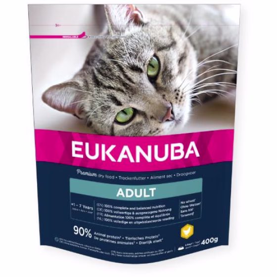 Croquettes chat adult Eukanuba au poulet
