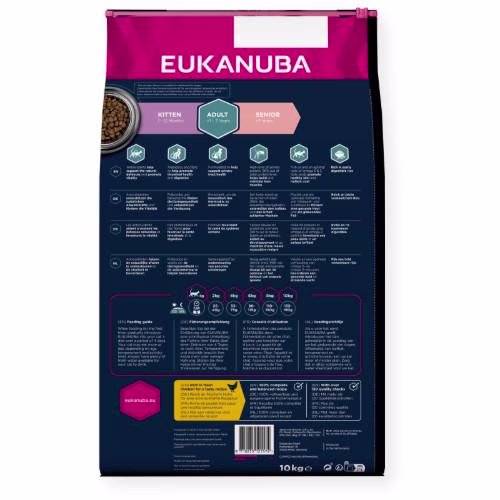 Croquettes chat adult Eukanuba au poulet