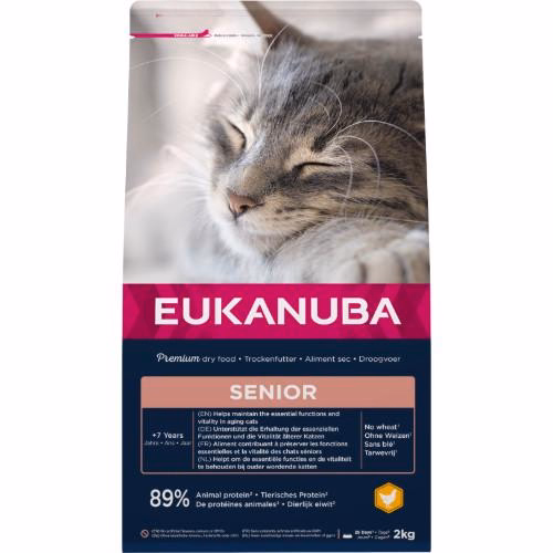 Croquettes chat senior Eukanuba au poulet