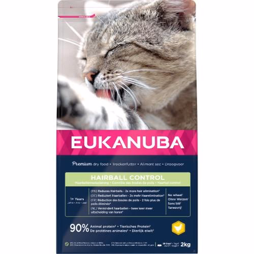 Croquettes chat anti boule de poils Eukanuba