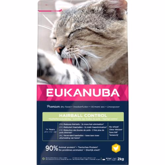 Croquettes chat anti boule de poils Eukanuba