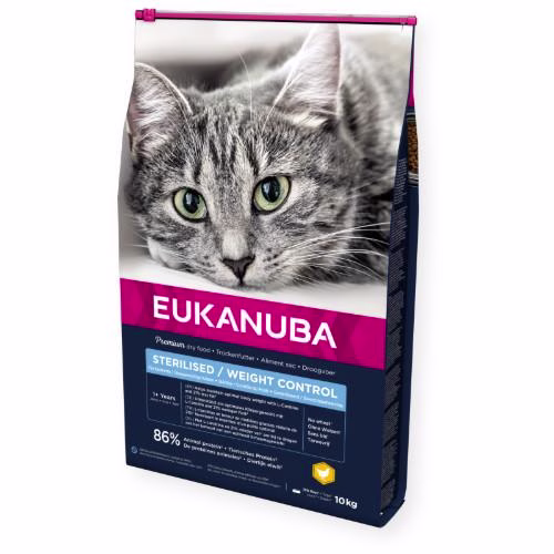 Croquettes chat stérilisé Eukanuba au poulet