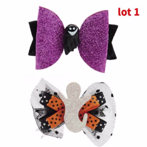 2 Barrettes chien déguisement Halloween