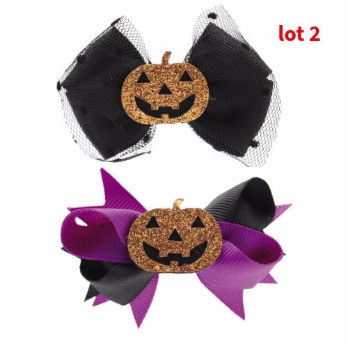 2 Barrettes chien déguisement Halloween
