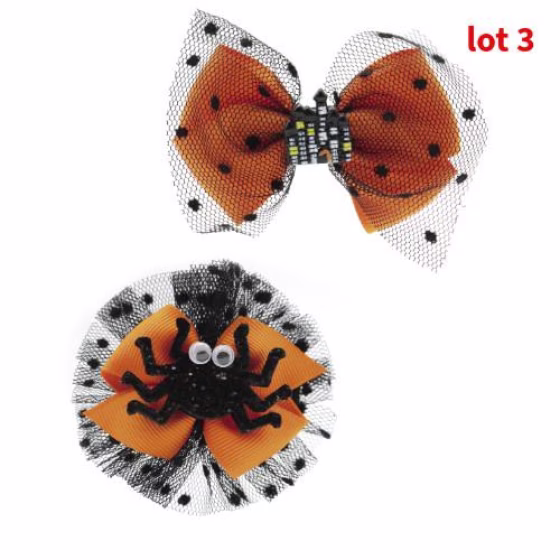 2 Barrettes chien déguisement Halloween