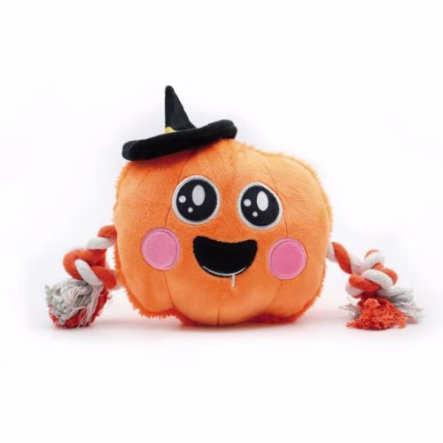 Peluche Halloween avec corde pour chien
