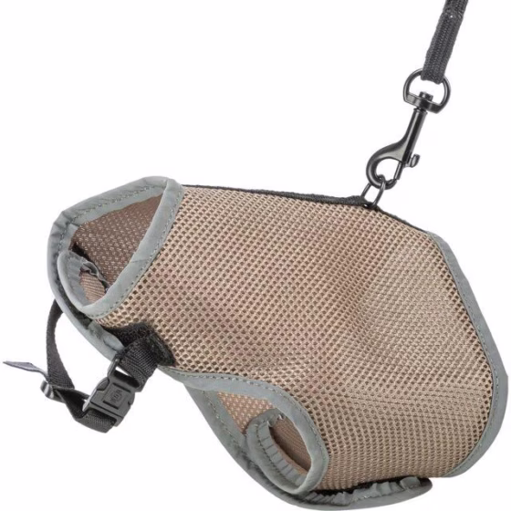 Harnais pour chat XCAT taupe - facile à mettre