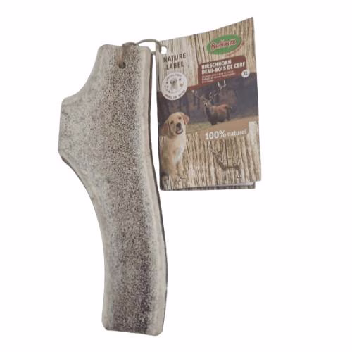 Bois de Cerf pour gros chien XL coupé en deux