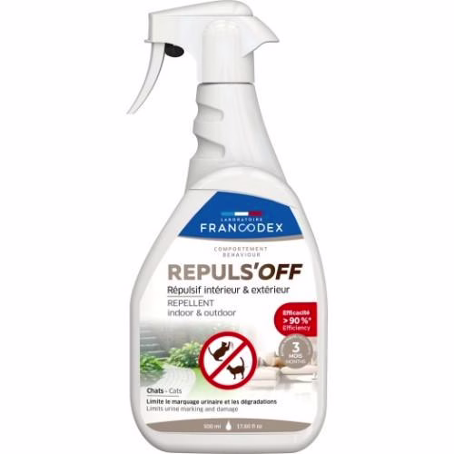 Spray Répulsif pour Chats - Protection intérieure et extérieure