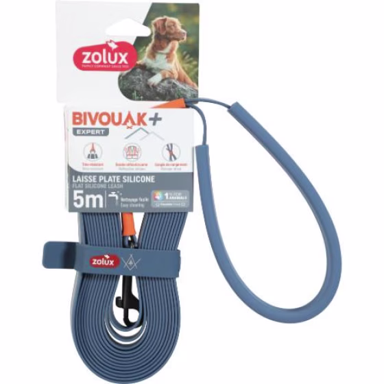 Longe plate en silicone avec bande réfléchissante Bivouak