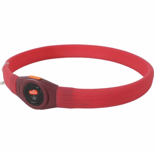 Collier Lumineux pour Chiens à Poils Longs Bivouac - Rechargeable et Ajustable