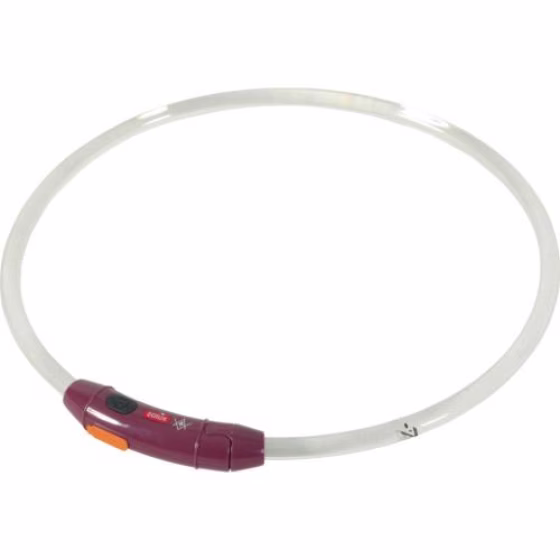 Collier Lumineux pour Chiens à Poils courts Bivouac - Rechargeable et Ajustable