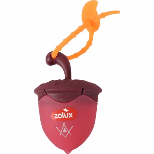 Pendentif Flasher forme Noisette USB Bivouak pour Chien