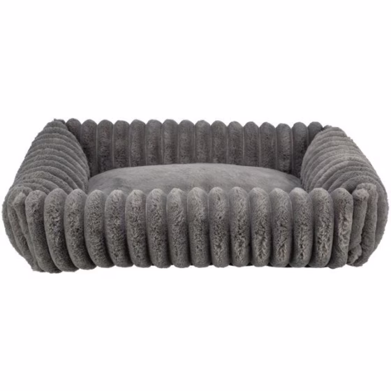 Lit pour chien :  peluche douce, velours Lonni