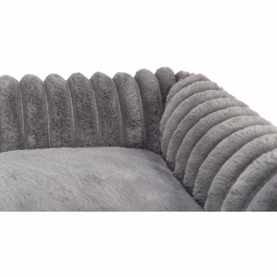 Lit pour chien :  peluche douce, velours Lonni