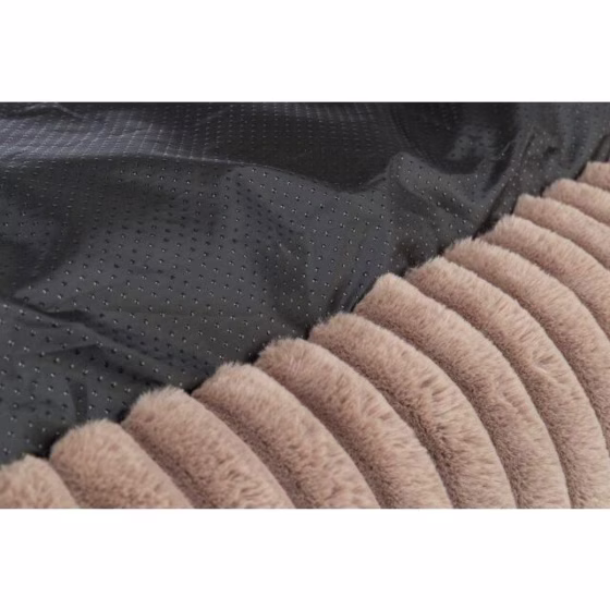 Lit pour chien :  peluche douce, velours Lonni