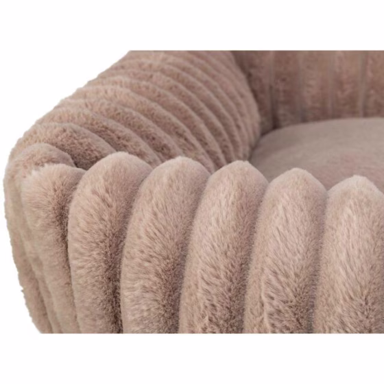 Lit pour chien :  peluche douce, velours Lonni