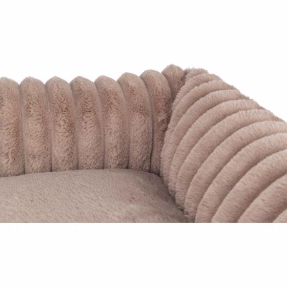 Lit pour chien :  peluche douce, velours Lonni