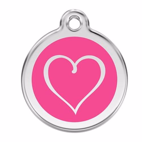 Médaille Red Dingo Motif coeur tribal