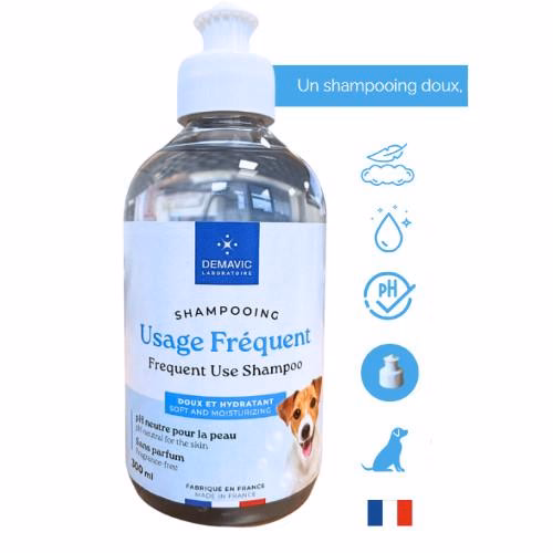 Shampoing pour chien : hypoallergénique, doux et sans parfum