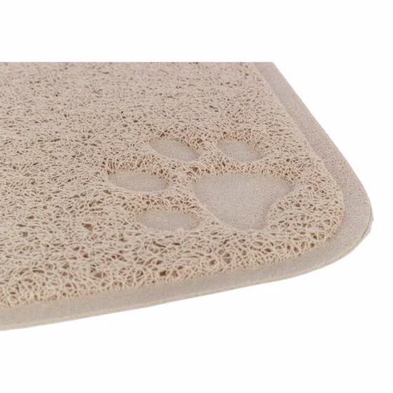 Tapis antidérapant pour bac à litière