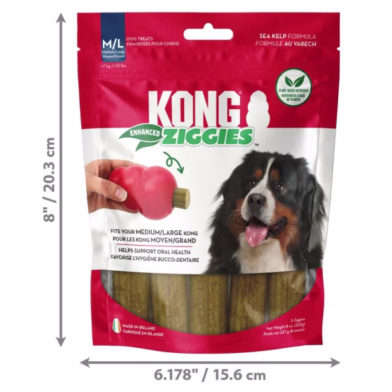 Bâtonnets à mâcher KONG enhanced Ziggies