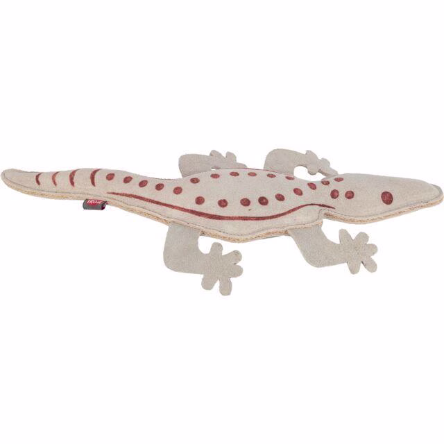 Jouet chien cuir véritable salamandre